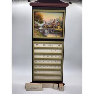Vintage Thomas Kinkade Perpetual Calendar